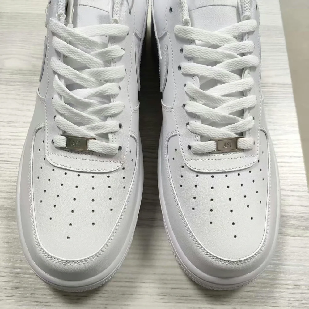 Nike Air Force 1 Men's White Sneakers - Picture 4 of 4